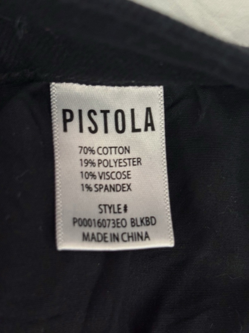 Pistola Black High Rise Lennon Crop Raw Hem Boot Jean Sz 27 - Picture 10 of 10